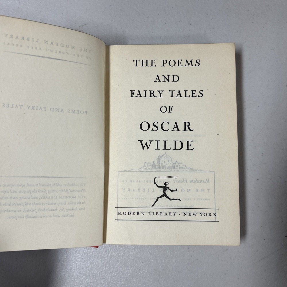 The Poems and Fairy Tales of Oscar Wilde, published by the Modern Library